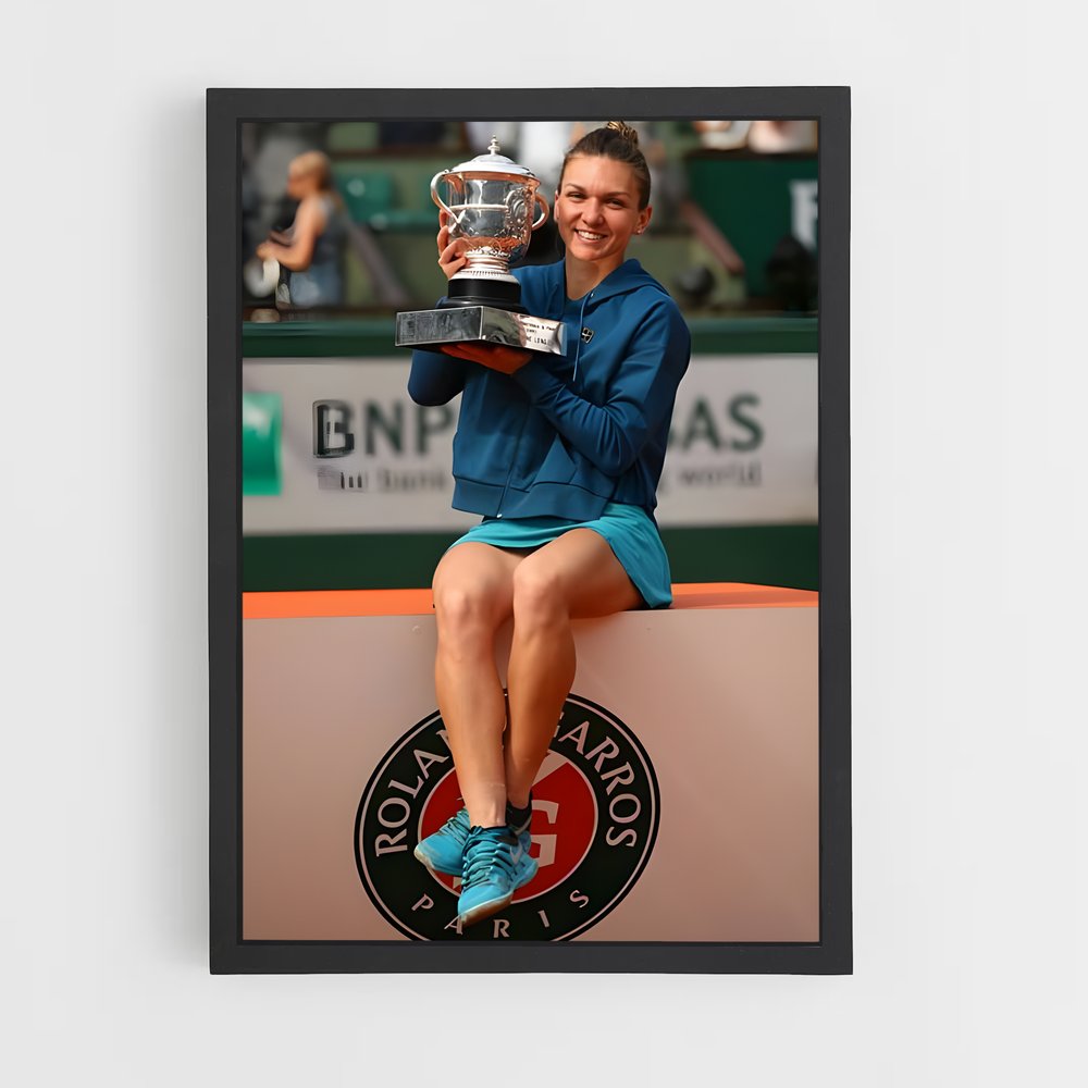 Poster Triomphe Sur Le Court – affiche Tennis (vue 2)